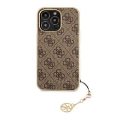 Guess  4G Charms Zadní Kryt pro iPhone 13 Pro Brown