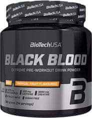 BioTech USA Black Blood NOX+ 340 g, červený pomeranč