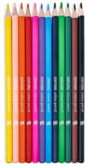 Oxford Odolné trojhranné tužky Olo 12 barev