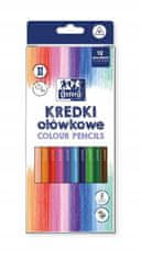 Oxford Odolné trojhranné tužky Olo 12 barev