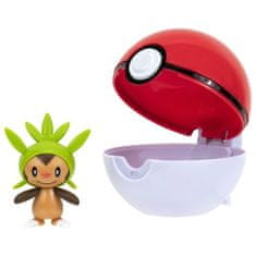 Jazwares Pokémon Clip 'N' Go Chespin a Poké Ball