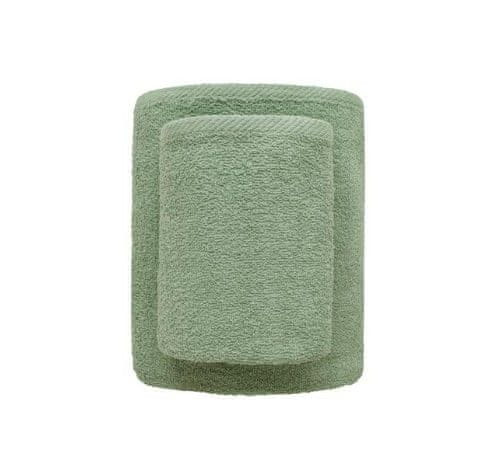 FARO Textil Bavlněný ručník Irbis 50x100 cm zelený