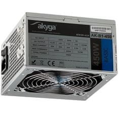 Akyga ATX Zdroj 450W Basic ventiláror 120mm P4 3xSATA