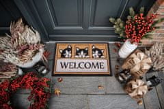Hanse Home Rohožka Welcome, 3 kočky 105708 45x70