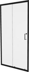 Mexen Apia posuvné sprchové dveře 135, transparent, černé (845-135-000-70-00)