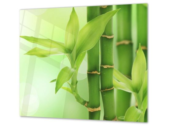 Glasdekor Ochranná deska bambus listy
