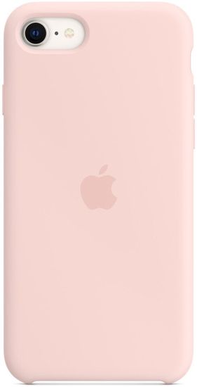 Apple silikonový kryt na iPhone SE (2022), křídově růžová