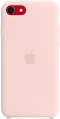 Apple silikonový kryt na iPhone SE (2022), křídově růžová