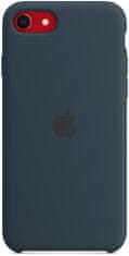 Apple silikonový kryt na iPhone SE (2022), hlubokomořsky modrá