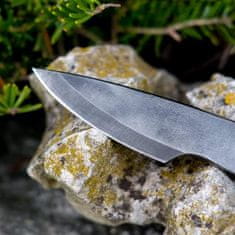 Madhammers Kovaný nůž - Dagr černý , 18 cm , černá 