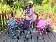 Pixino Dětský kočárek pro panenky, růžová