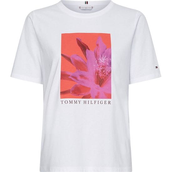 Tommy Hilfiger Tričko bílé XS Regular Floral Cnk