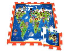 Stamp Pěnové puzzle Mapa světa 