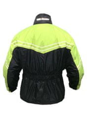 Motohadry.com Bunda Rain moto pláštěnka Mr.Hardy Fluo-black, 3XL