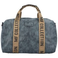 MaxFly Cestovní dámská koženková kabelka Gita zimní kolekce, modrá