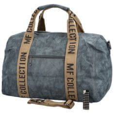 MaxFly Cestovní dámská koženková kabelka Gita zimní kolekce, modrá