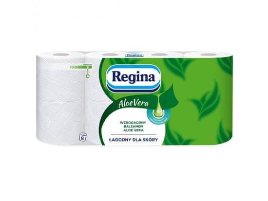 sarcia.eu toaletní papír Regina obohacený o balzám ALOE VERA, jemný k pokožce, certifikovaný PZH