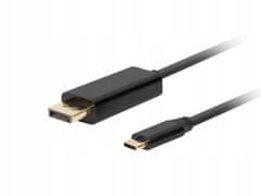 Lanberg Kabel CA-CMDP-10CU-0018-BK USB typ C - DisplayPort 1.8m 