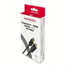 AXAGON Kabel RVD-HI14C2 HDMI - DisplayPort 1.8m