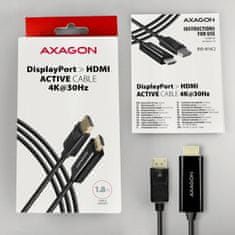 AXAGON Kabel RVD-HI14C2 HDMI - DisplayPort 1.8m