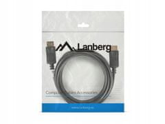 Lanberg Kabel CA-DPDP-10CC-0030-BK DisplayPort - DisplayPort 3m