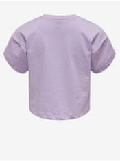 ONLY Světle fialové holčičí basic tričko ONLY Essa 122-128