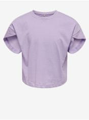 ONLY Světle fialové holčičí basic tričko ONLY Essa 122-128