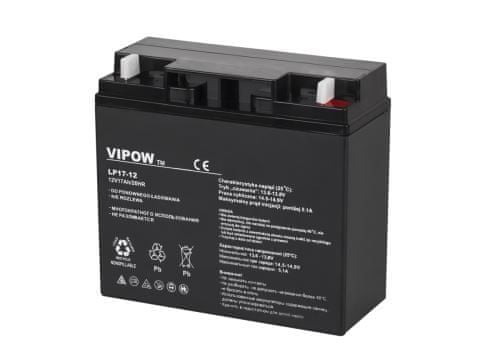 vipow Gelová baterie VIPOW 12V 17,0Ah BAT0212 černá