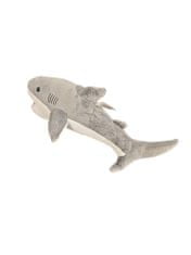 Leventi Plyšový žralok se třpytkami - šedivý