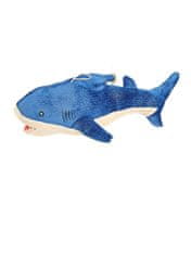 Leventi Plyšový žralok se třpytkami - modrý