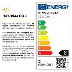 Atmosphera Dekorativní LED žárovka v oranžové barvě, úspora energie, ST64 4W