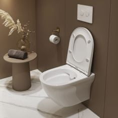 CERSANIT Larga WC sedátko ovál slim duro antib SC easy-off K98-0229 - Cersanit
