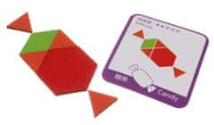 Kruzzel Vzdělávací puzzle - geometrické obrazce