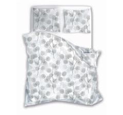 FARO Textil Bavlněné povlečení MIST 160x200 cm šedo-bílé
