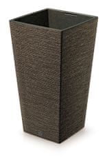 Prosperplast Květináč FUSU ECO II kávový, varianta 29,5 cm