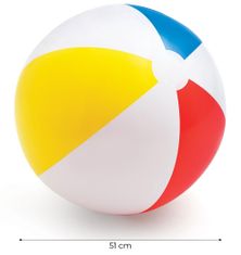 Nafukovací barevný plážový míč 51 cm