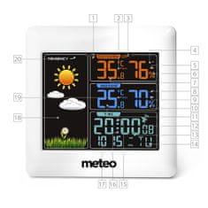 Meteorologická stanice METEO SP93 s DCF a meteorologem + čidlo