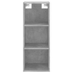 Vidaxl Skříň highboard betonově šedá 34,5x32,5x180 cm kompozitní dřevo