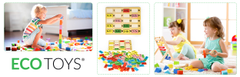 Vzdělávací matematické kostky domino s deskou