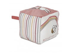 Little Dutch - Textilní kostka Králíček Miffy Pink