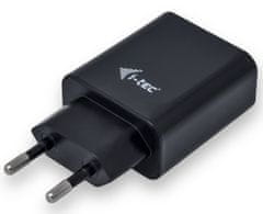 I-TEC síťová nabíječka 2x USB-A 2.4A, černá