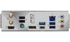 ASRock B760M PRO RS/D4 WIFI / Intel B760 / LGA1700 / 4x DDR4 / 2x M.2 / HDMI / DP / USB-C / WiFi / mATX