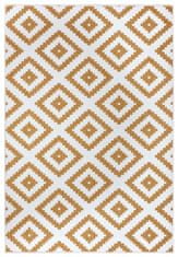 NORTHRUGS Kusový koberec Twin-Wendeteppiche 105794 Ochre – na ven i na doma 80x250