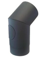 Sonix koleno kouřové s otv.130mm/45st.t.1,5mm ČER