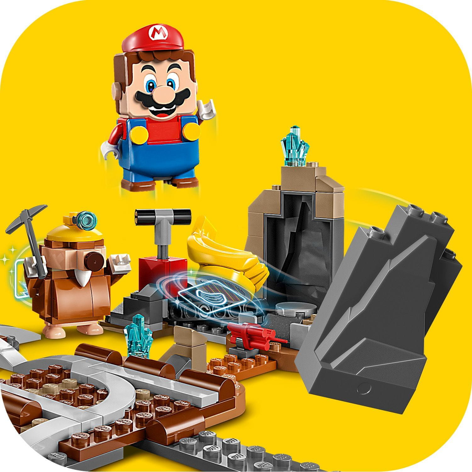 LEGO Super Mario 71425 Diddy Kongova jízda v důlním vozíku