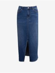 Orsay Modrá dámská džínová maxi sukně 36