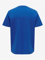 ONLY&SONS Modré pánské tričko ONLY & SONS Oren XL