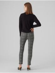 Vero Moda Šedé dámské vzorované kalhoty AWARE by VERO MODA Gracelynn M