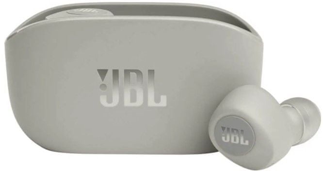 Levně JBL Vibe 100TWS, šedá