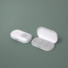 Northix Krabička na pilulky - šedá - malá velikost 